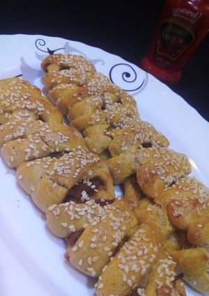 عکسی از دستور اشترودل مرغ