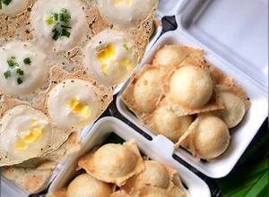 รูปของ ขนมไทยโบราณ | ขนมครก สูตรยกถาด.. 🥥