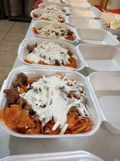 Una foto de Chilaquiles rojos