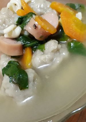 Foto resep Sup maksoba(makaroni, sosis, bakso)