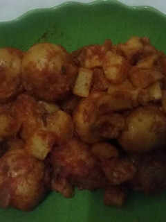 Foto resep Balado Telur, Kentang dan Tahu..