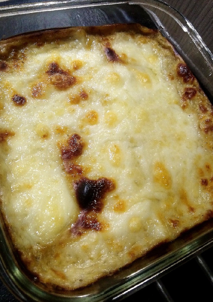 Una foto de Pastel de banana y carne picada