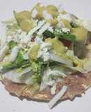 Tostadas de frijoles