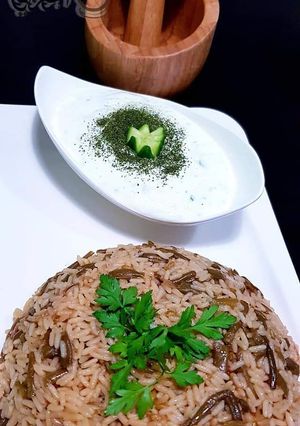 A picture of Rice_with_green_beans.