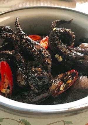 Foto resep HomemadeDish #2Cumi Masak Hitam