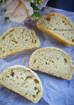 Foto resep Roti Ciabatta