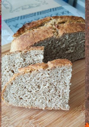 Une photo de Tourte de pain aux 3 farines