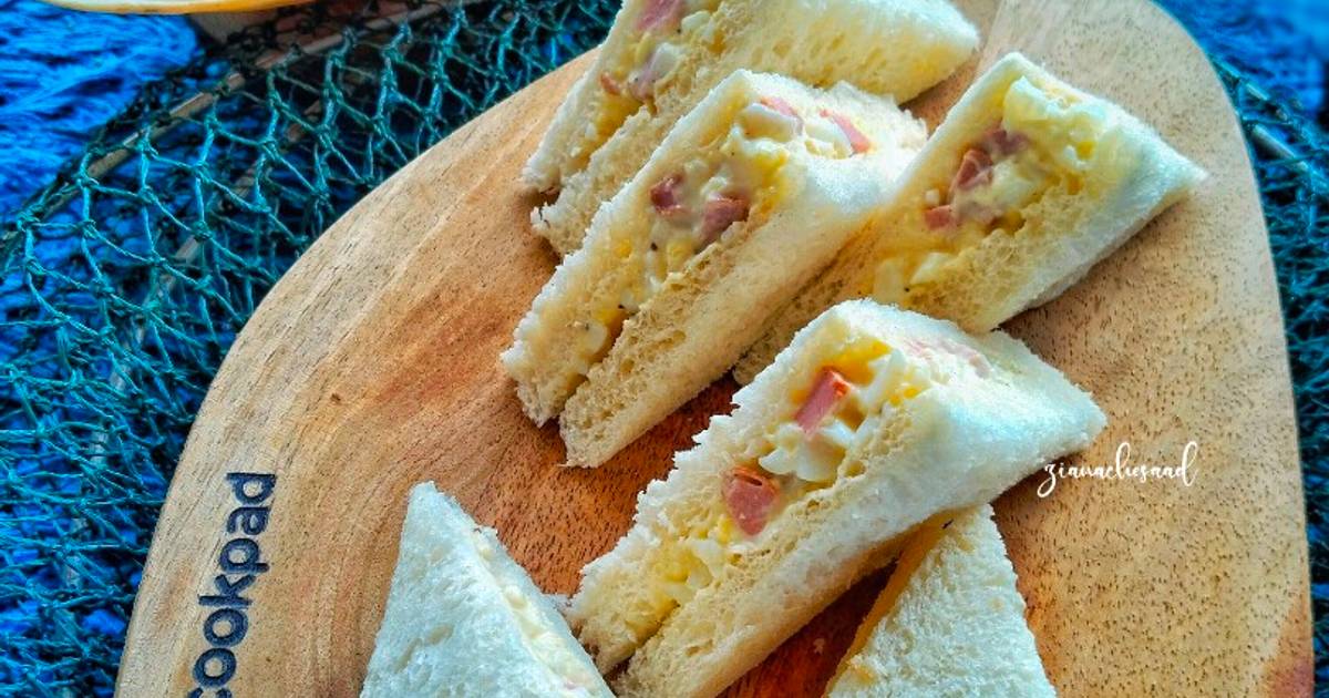 Resipi Egg mayonnaise sandwich oleh Ziana Chesaad Cookpad