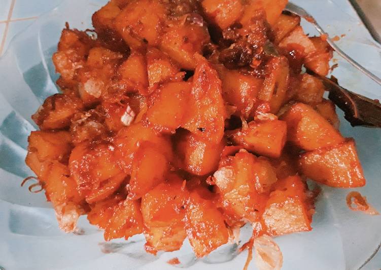Kentang Balado simple