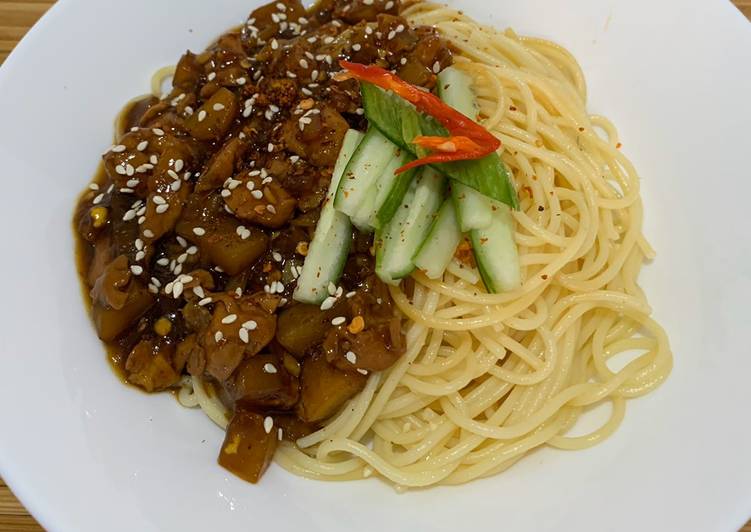 Jajangmyon versi lokal (modifikasi)