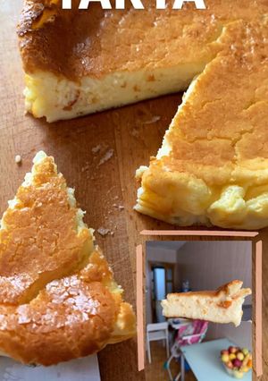 Una foto de Tarta de queso al horno