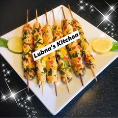 Gilafi chicken Seekh kabab / Seekh Kebab: A picture of Gilafi chicken Seekh kabab / Seekh Kebab:.