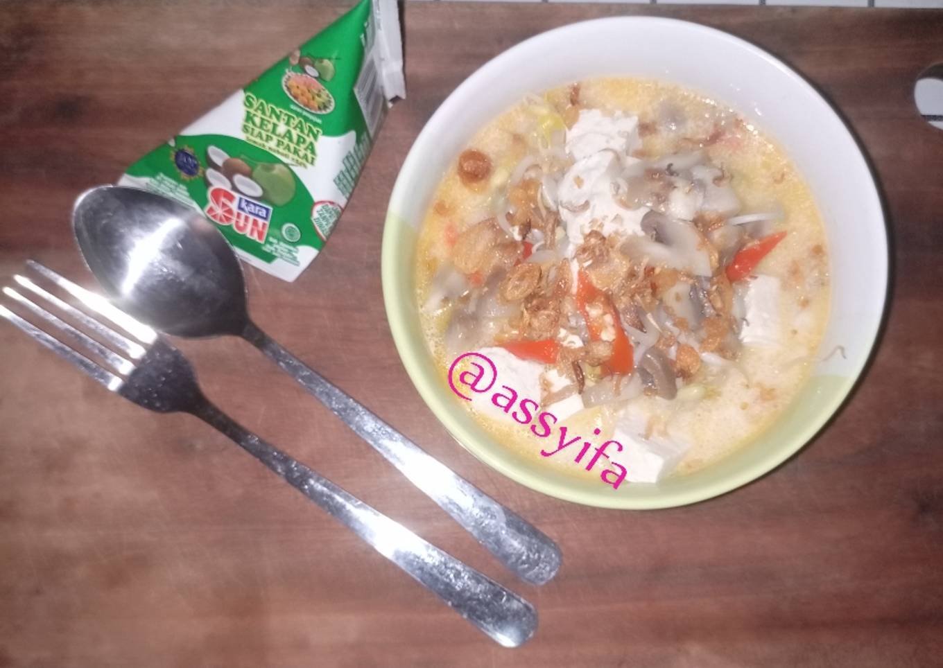 Tumis Jamur Tahu