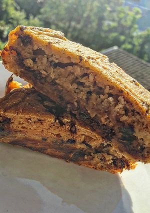 Une photo de Cake healthy aux pépites de chocolat
