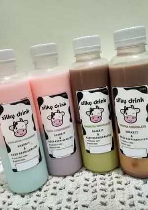 Foto resep Silky drink (puding)