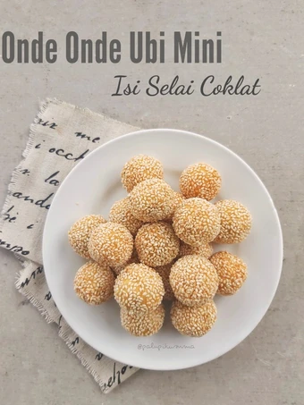 Cara Gampang Membikin Resep Onde Onde Ubi Mini isi Selai Coklat yang Lezat Anti Ribet, Lezat