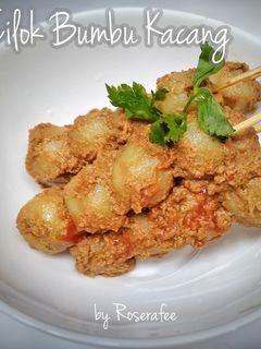 Foto resep Sate Cilok Bumbu Kacang