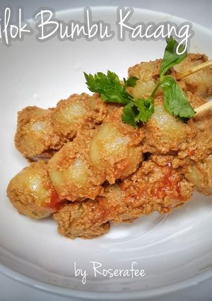 Foto resep Sate Cilok Bumbu Kacang