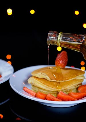 Foto resep Fluffy and soft Pancake with lemon fragrance