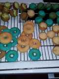 Masa para cake pops y mini rosquillas de colores y diferentes sabores