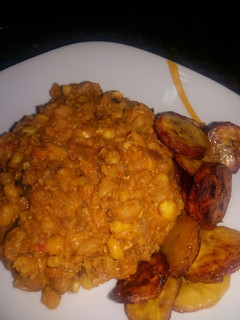 A picture of Beans & Corn (Adalu).