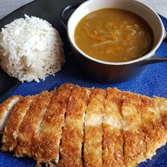 A picture of Katsu Chicken Curry.