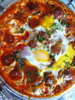Une photo de Tajine kefta aux œufs