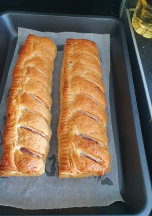 A picture of Large homemade sausage rolls 👌.