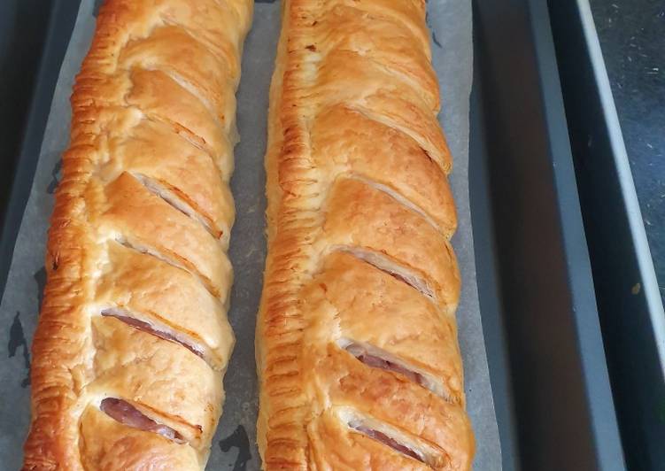 Steps to Prepare Homemade Large homemade sausage rolls 👌