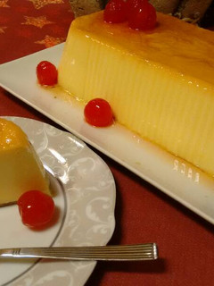 Una foto de Tarta - flan de queso