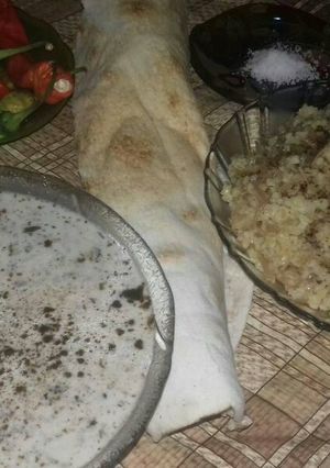 صورة لوصفة برغل بالشعيرية واللبنية 😍 حلبية