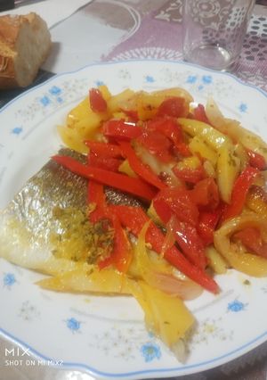 Una foto de Dorada al horno