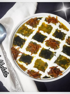 عکسی از دستور آش برنج و سبزی(نخود،لوبیا ،عدس..)