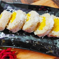 A picture of Coconut mango roll.