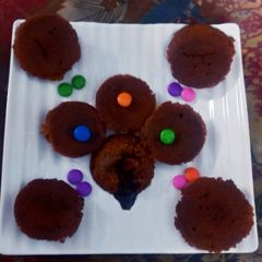 A picture of Mini Lawa Chocolate idli.