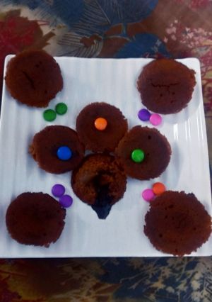 A picture of Mini Lawa Chocolate idli.