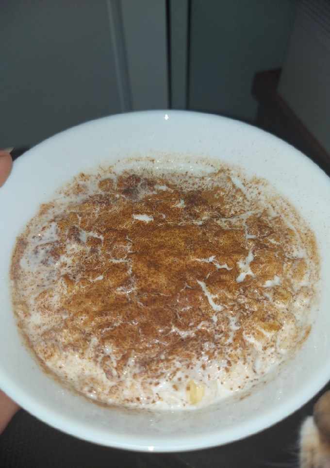 Una foto de Gachas de avena estilo arroz con leche