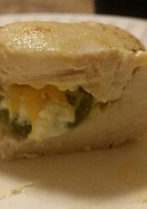 A picture of Jalapeño Popper Stuffed Chicken Breast.