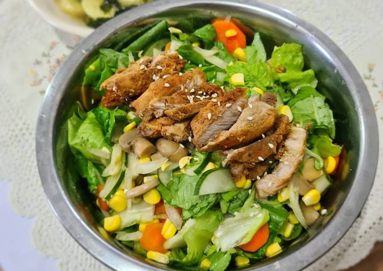 47. Miso Salad ala Sushi Tei