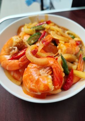Foto resep Udang Asam Manis