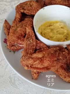 Foto resep Chicken Wings with Garlic Butter Dip