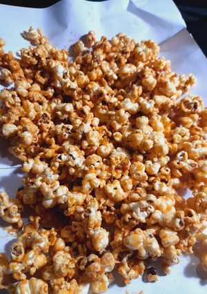 Una foto de Palomitas con extra caramelo