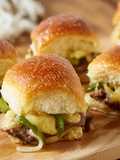 Mini Sándwiches de Roast Beef y Queso