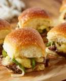 Mini Sándwiches de Roast Beef y Queso