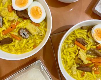 Without Fail Prepare Recipe Lomi Filipino chicken egg noodle soup Delicious Steady