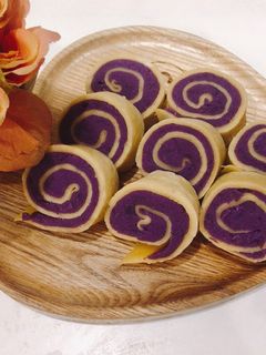 Hình của món Bánh khoai lang tím.