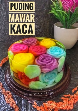 Foto resep Puding Mawar Kaca