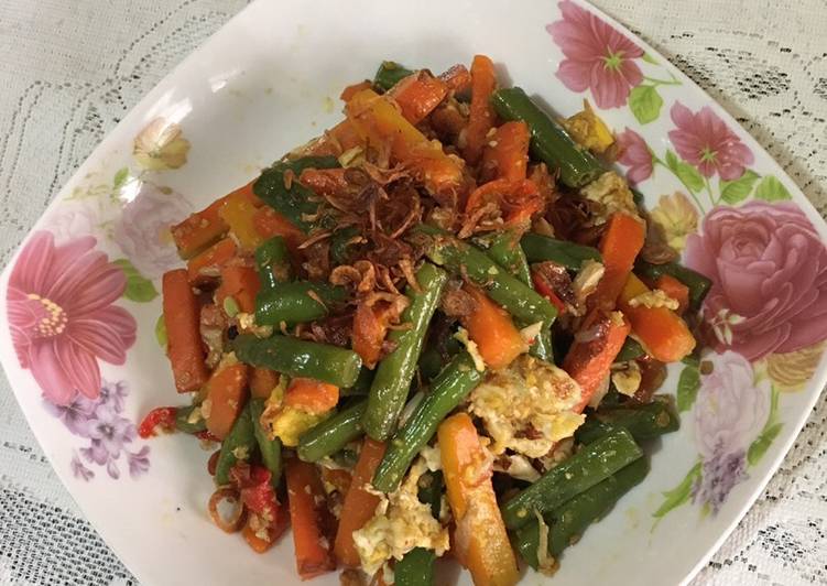 Tumis buncis wortel simple
#Ketopad