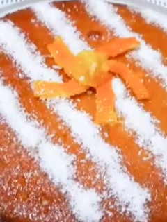 صورة لوصفة بسبوسة بالماندارين