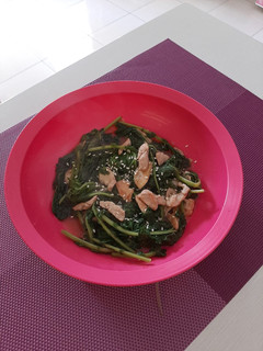 Foto resep Kale Curly Tumis Ayam